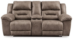 Sofá 2 Puestos Stoneland Reclinable con Consola