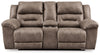 Sofá 2 Puestos Reclinable Stoneland con Consola