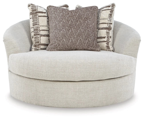 Silla giratoria decorativa extragrande Barrelton