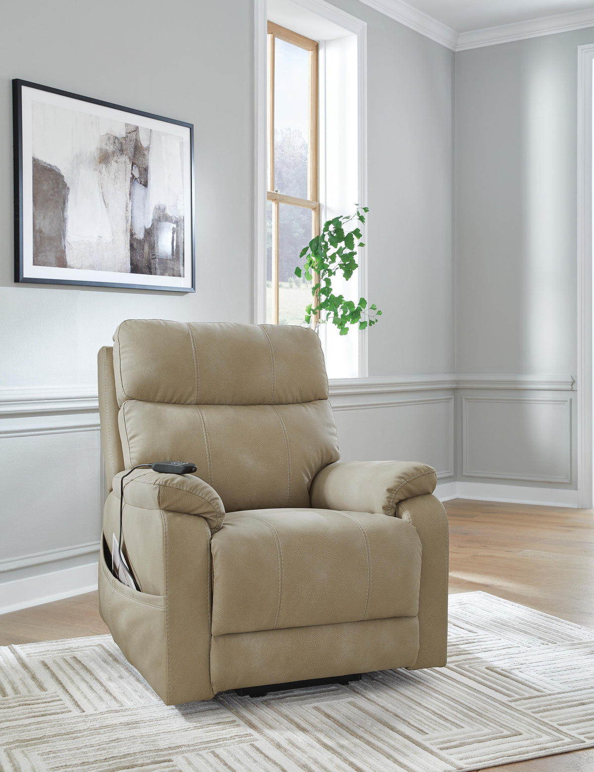 Silla Reclinable Next-Gen Durapella Eléctrica con Elevador – vista en ángulo 4