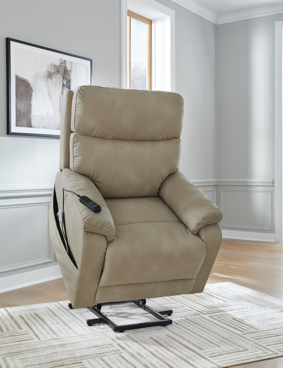 Silla Reclinable Next-Gen Durapella Eléctrica con Elevador – vista en ángulo 5