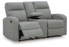 Sofá 2 Puestos Reclinable Moreau Place con Consola