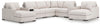 Sala Modular con Doble Chaise Longue con Consolas de Audio y Almacenamiento Omaha by Ashley 8 Piezas