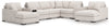 Sala Modular con Doble Chaise Longue con Consolas de Audio y Almacenamiento Omaha by Ashley 8 Piezas