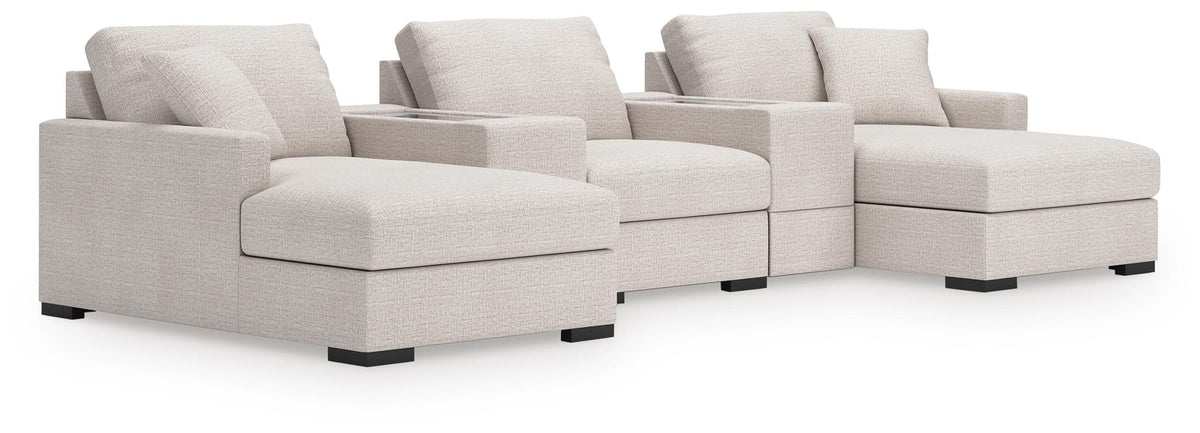 Sala Modular con Chaise Longue y Consolas con Almacenamiento Omaha by Ashley 5 Piezas – detalle 28