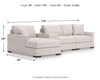 Sala Modular con Chaise Longue y Consola con Almacenamiento Omaha by Ashley 4 Piezas