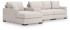 Sala Modular con Chaise Longue y Consola con Almacenamiento Omaha by Ashley 4 Piezas