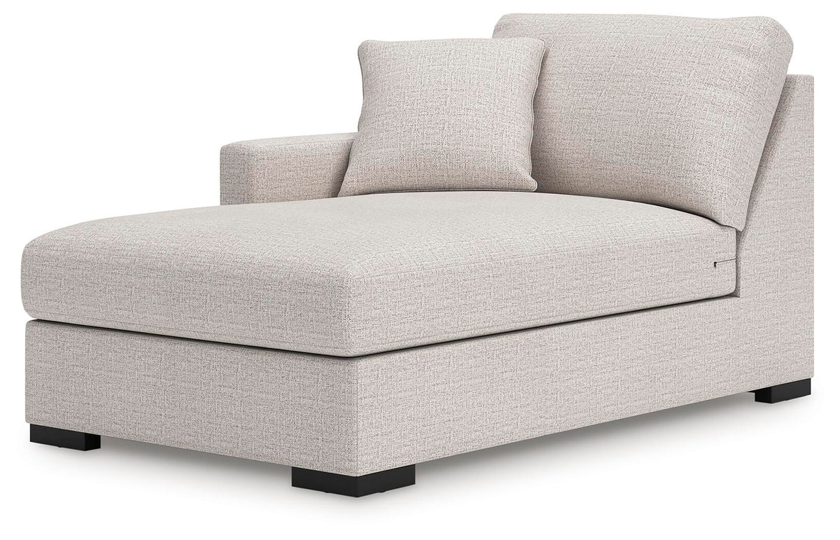 Sala Modular con Chaise Longue y Consolas con Almacenamiento Omaha by Ashley 5 Piezas – vista en ángulo 2