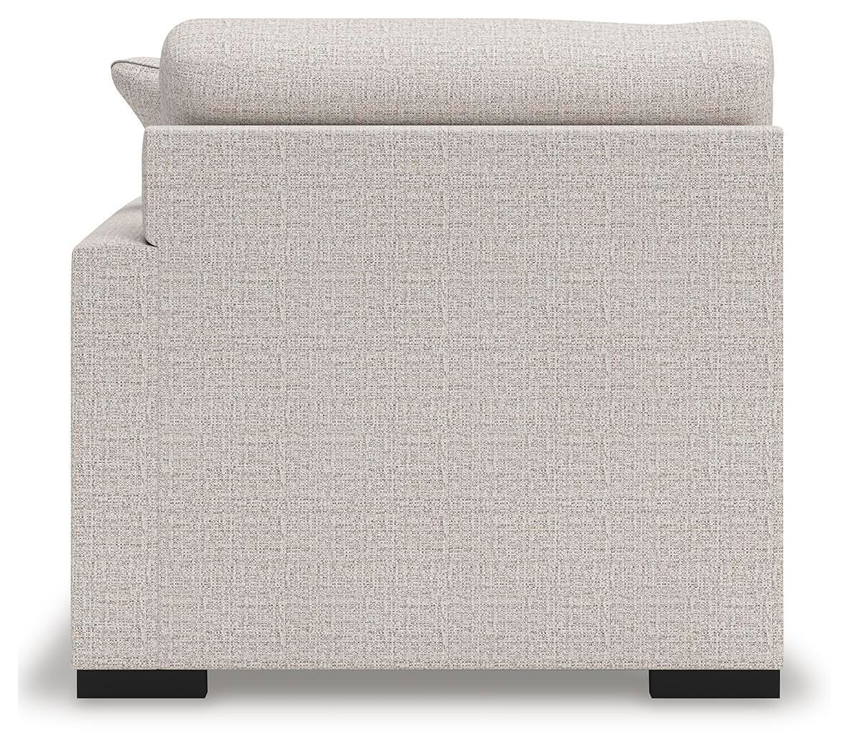 Sala Modular con Chaise Longue y Consolas con Almacenamiento Omaha by Ashley 8 Piezas – vista posterior