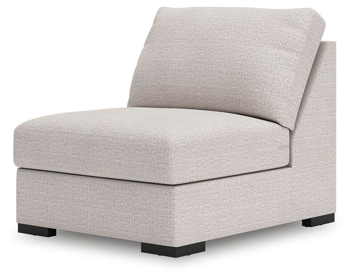 Sala Modular con Chaise Longue y Consolas con Almacenamiento Omaha by Ashley 5 Piezas – vista en ángulo 4