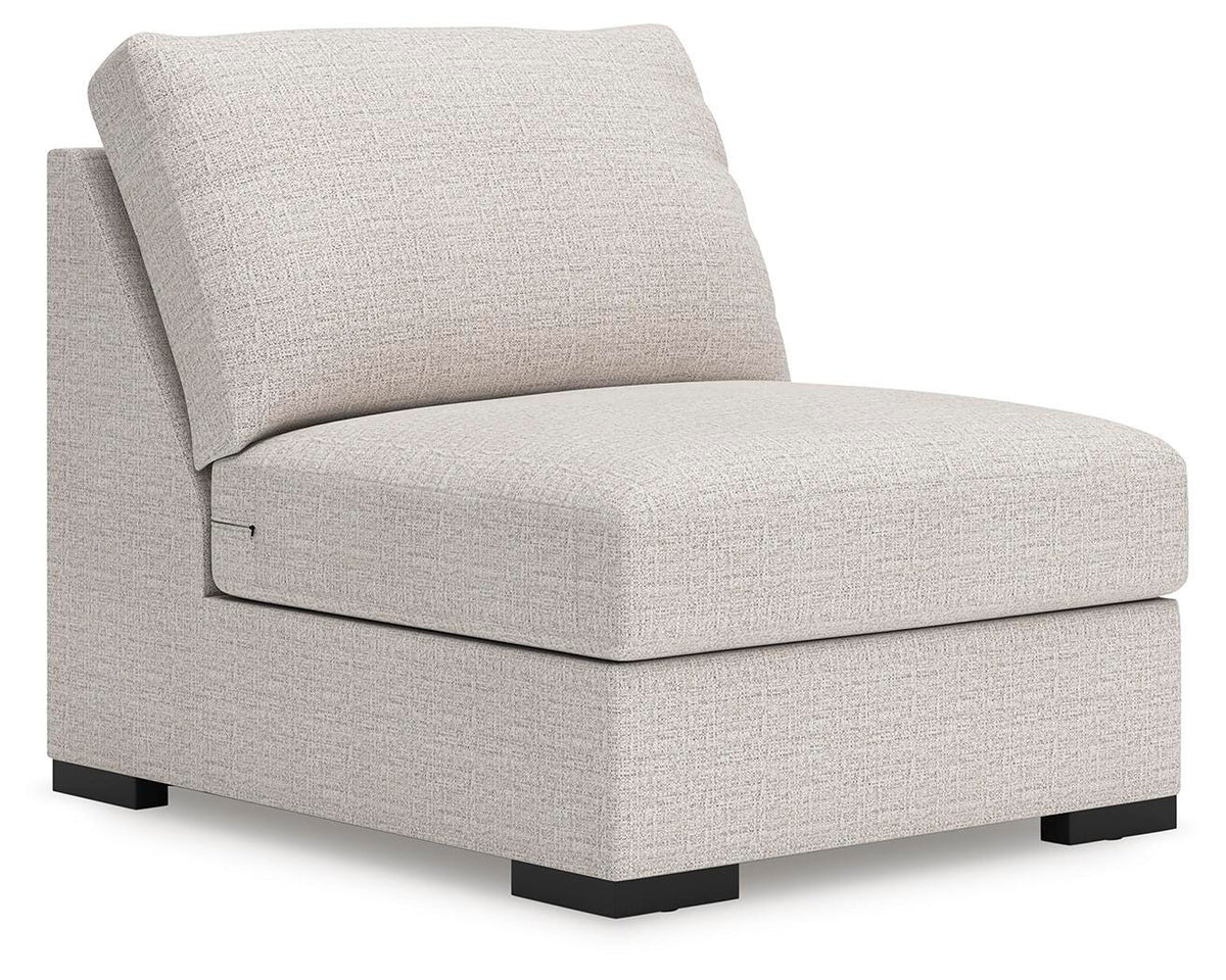 Sala Modular con Chaise Longue y Consolas con Almacenamiento Omaha by Ashley 8 Piezas – vista en ángulo 3