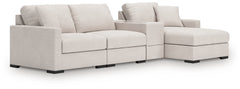 Sala Modular con Chaise Longue y Consola con Almacenamiento Omaha by Ashley 4 Piezas
