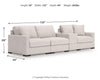 Sala Modular con Consola con Almacenamiento Omaha by Ashley 4 Piezas