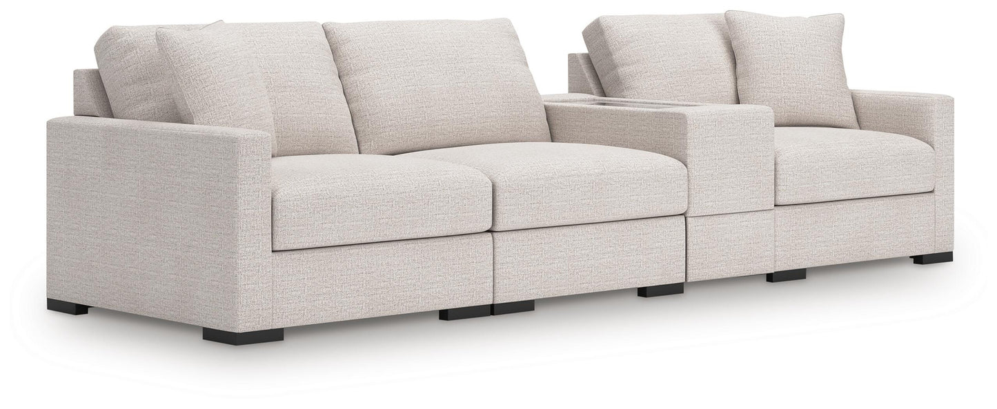 Sala Modular con Consola con Almacenamiento Omaha by Ashley 4 Piezas