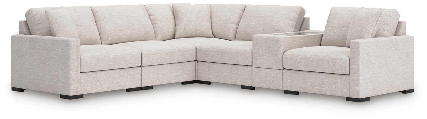 Sala Modular con Consola con Almacenamiento Omaha by Ashley 6 Piezas