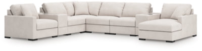 Sala Modular con Chaise Longue y Consolas con Almacenamiento Omaha by Ashley 8 Piezas – vista frontal
