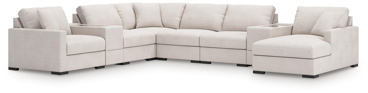 Sala Modular con Chaise Longue y Consolas con Almacenamiento Omaha by Ashley 8 Piezas – detalle 32