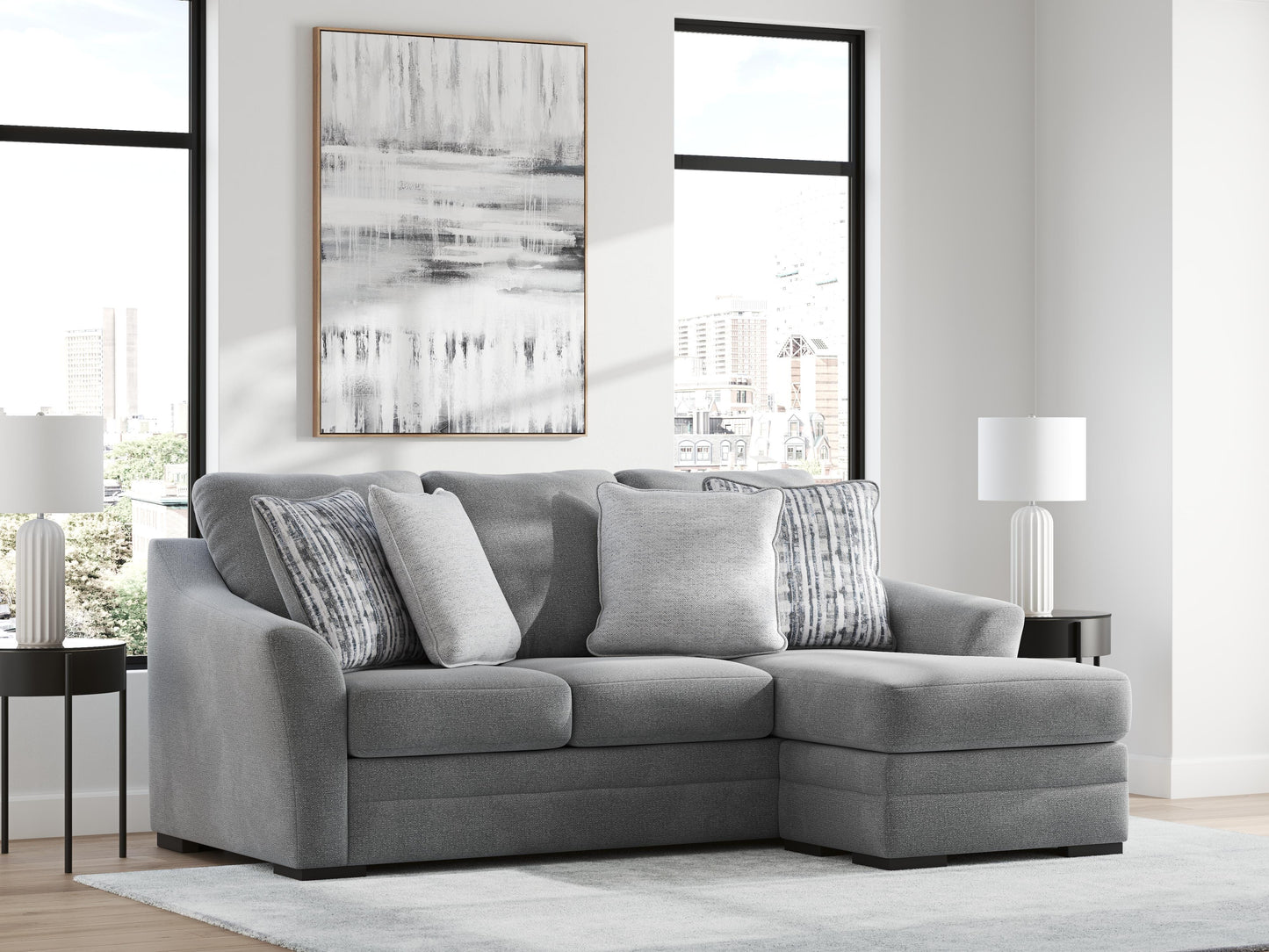 Sofá Cama Queen con Chaise Longue Lealand Heights