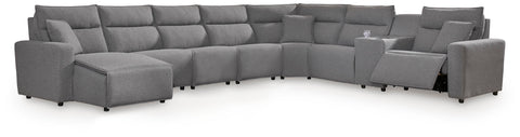 Sala Modular Reclinable Eléctrico 8 Piezas con Consola Modmax II