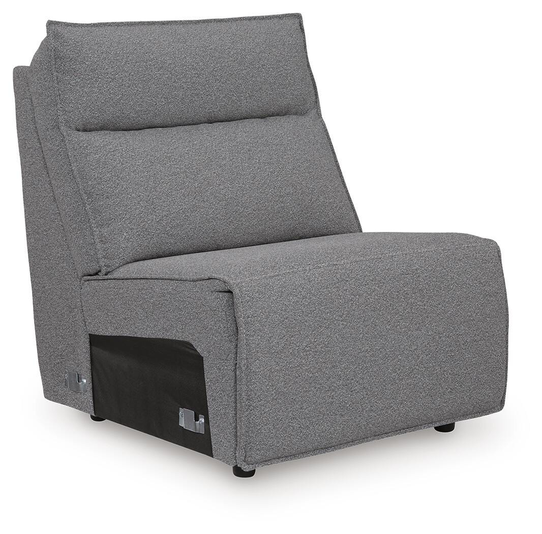 Sala Modular Reclinable Eléctrico 8 Piezas con Consola Modmax II – vista en ángulo 4
