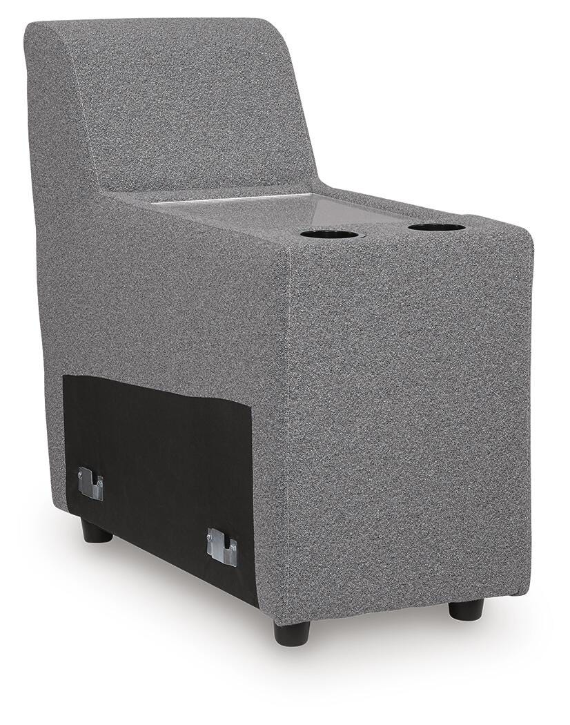 Sala Modular Reclinable Eléctrico 8 Piezas con Consola Modmax II – vista en ángulo 5