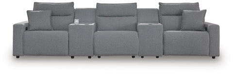 Sala Modular Reclinable con Consoles ModMax II 5 Piezas