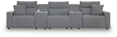 Sala Modular Reclinable con Consoles ModMax II 5 Piezas