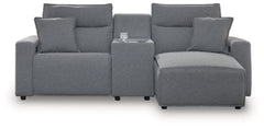 Sala Modular Reclinable Eléctrica con Chaise Longue ModMax II 3 Piezas