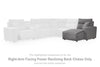 ModMax II Chaise Longue con Espaldar Reclinable Eléctrico Brazo Derecho