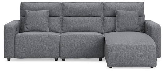 ModMax II 3 Piezas Sofá Reclinable Chaise Longue – vista frontal