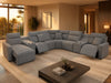 Sala Modular Reclinable con Chaise Longue y Consoles ModMax II 7 Piezas