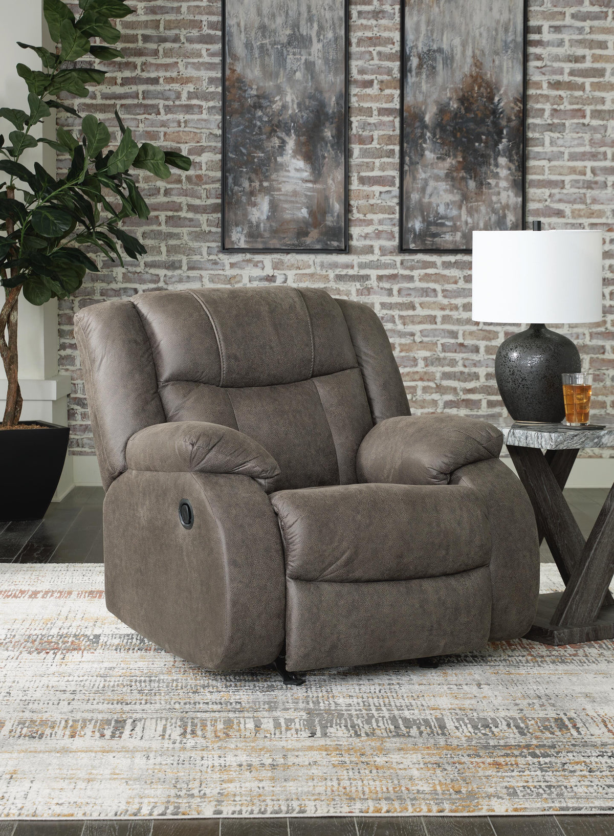 Sofá 2 Puestos Reclinable y 2 Sillones Reclinables First Base – detalle 12