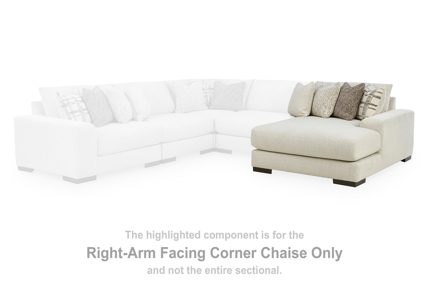 Chaise Longue de Esquina Barrelton Brazo Derecho