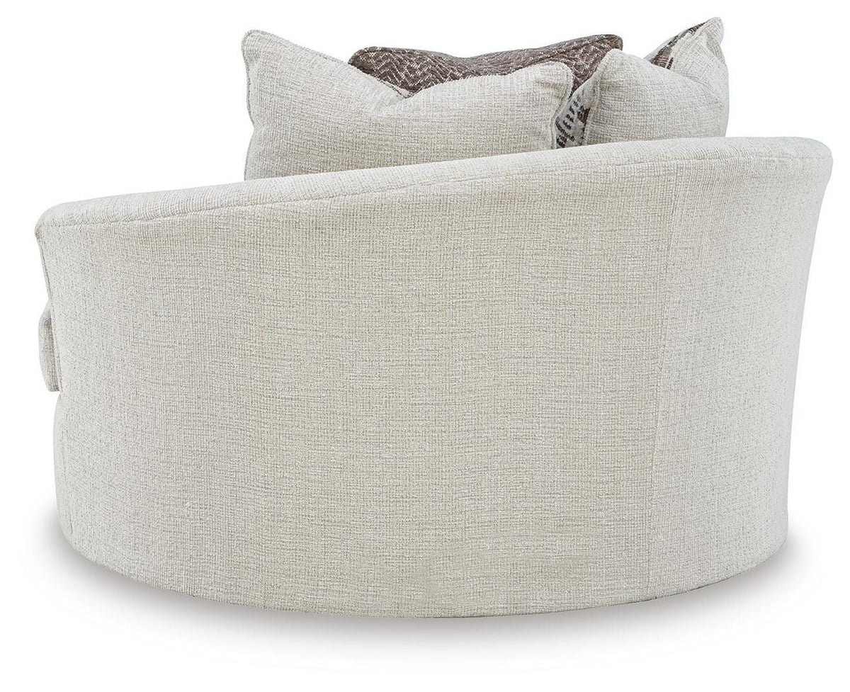 Silla de Acento Giratoria Extragrande Barrelton – vista posterior