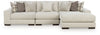 Sala Modular con Chaise Longue Barrelton 3 Piezas