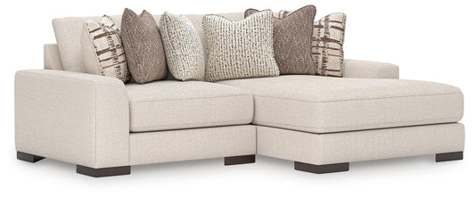 Sala Modular con Chaise Longue Barrelton 2 Piezas – vista frontal