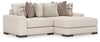 Sala Modular con Chaise Longue Barrelton 2 Piezas