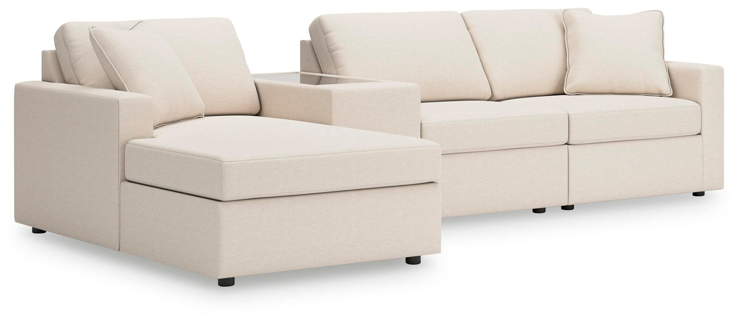 Sala Modular con Chaise Longue ModMax 4 Piezas