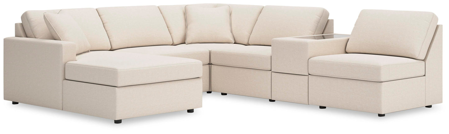 Sala Modular con Chaise Longue ModMax 6 Piezas