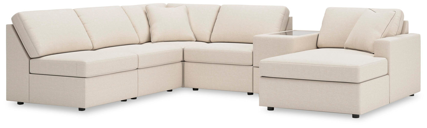 Sala Modular con Chaise Longue ModMax 6 Piezas