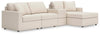 Sala Modular con Chaise Longue ModMax 4 Piezas