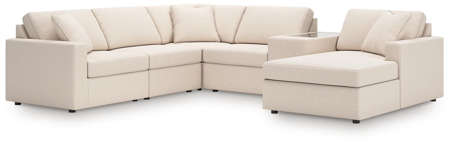 Sala Modular con Chaise Longue ModMax 6 Piezas