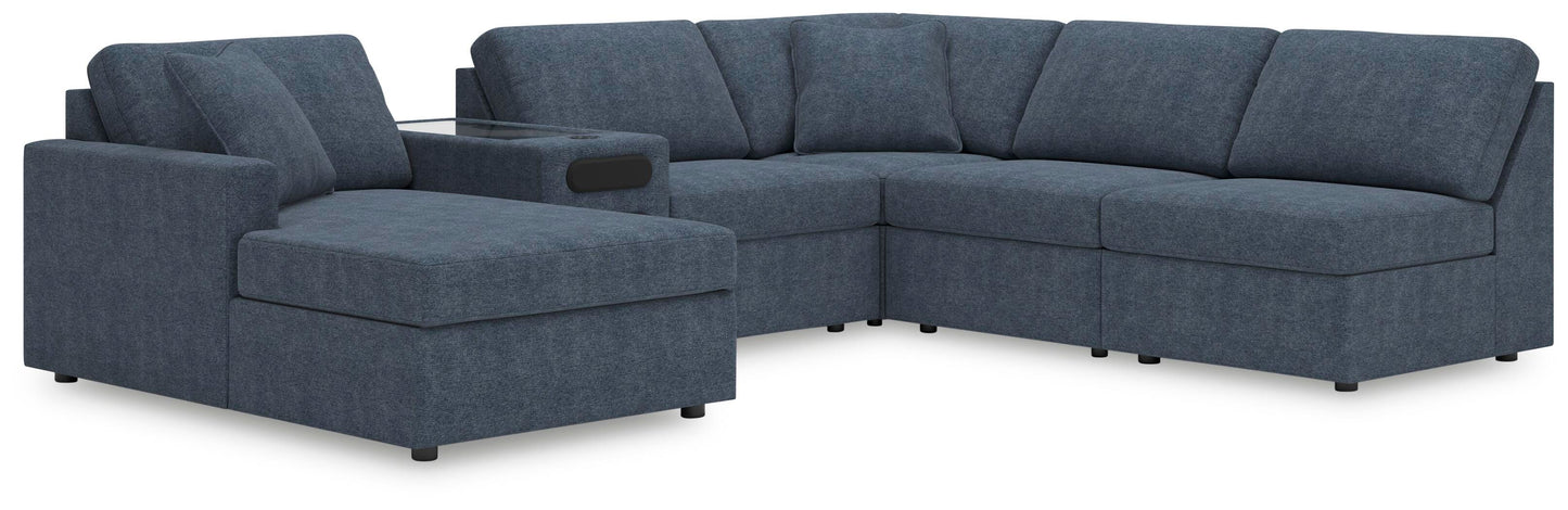 Sala Modular con Chaise Longue ModMax 6 Piezas