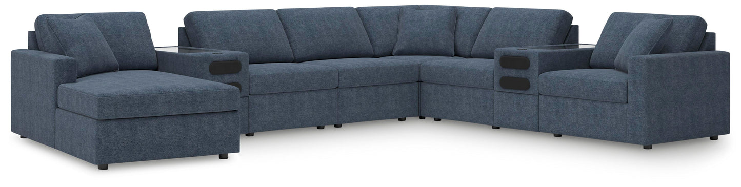 Sala Modular con Audio System y Chaise Longue ModMax 8 Piezas