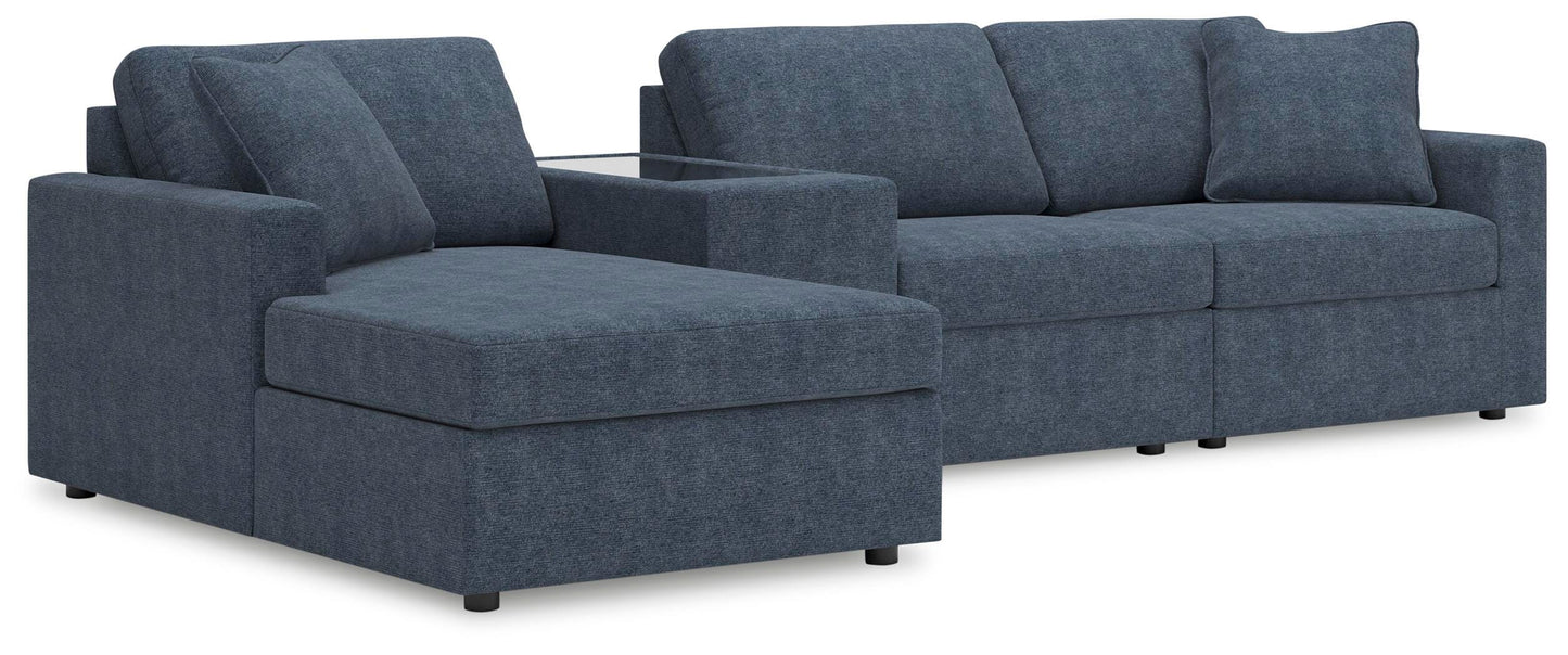 Sala Modular con Chaise Longue ModMax 4 Piezas