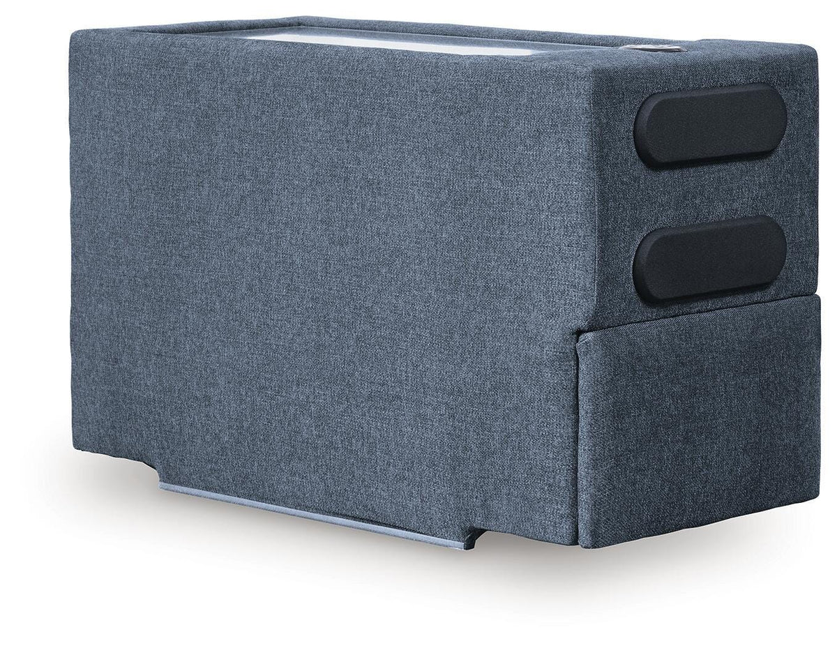 Sala Modular con Chaise Longue ModMax 4 Piezas Tinta 91 cm – vista en ángulo 2