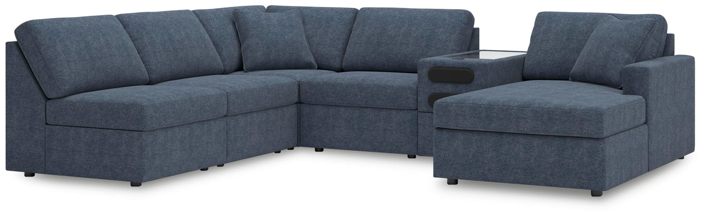 Sala Modular con Chaise Longue ModMax 6 Piezas