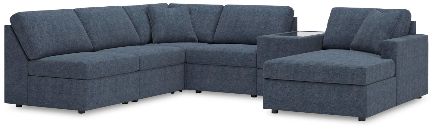 Sala Modular con Chaise Longue ModMax 6 Piezas