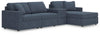 Sala Modular con Chaise Longue ModMax 4 Piezas