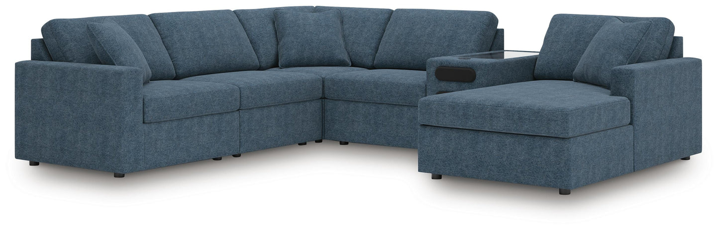 Sala Modular con Audio System y Chaise Longue ModMax 6 Piezas